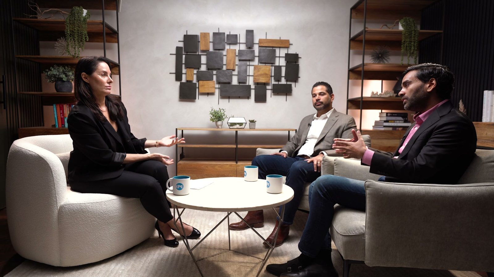 Three Electric Power Engineers leaders in a studio conversation
