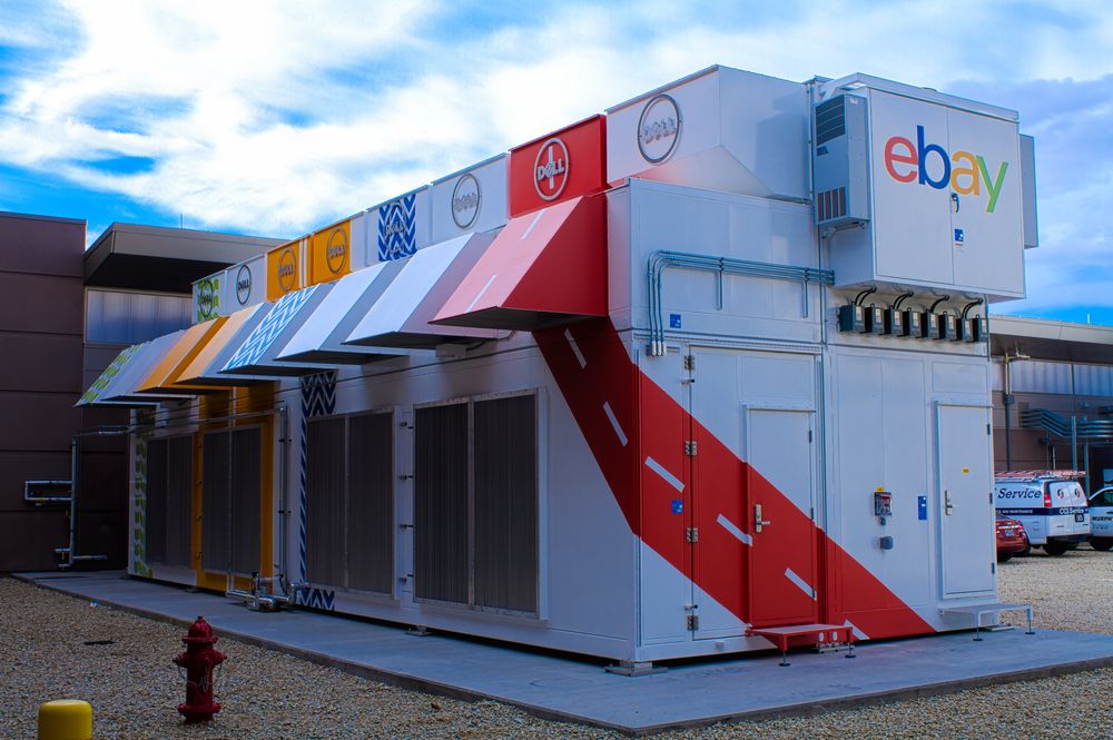Fuel cell power units outside eBay's Salt Lake City data center